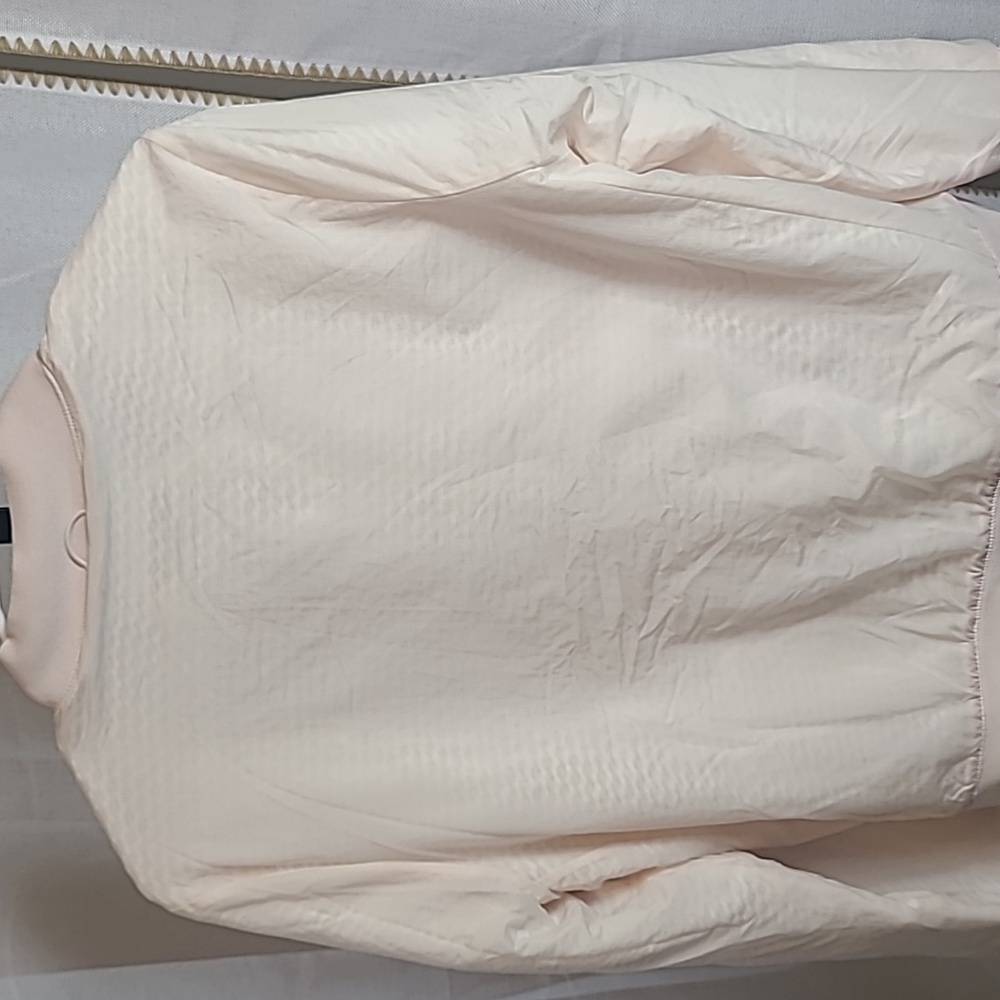 under armour womens cold gear loose fit bomber jacket size M Light Pink - Picture 6 of 9